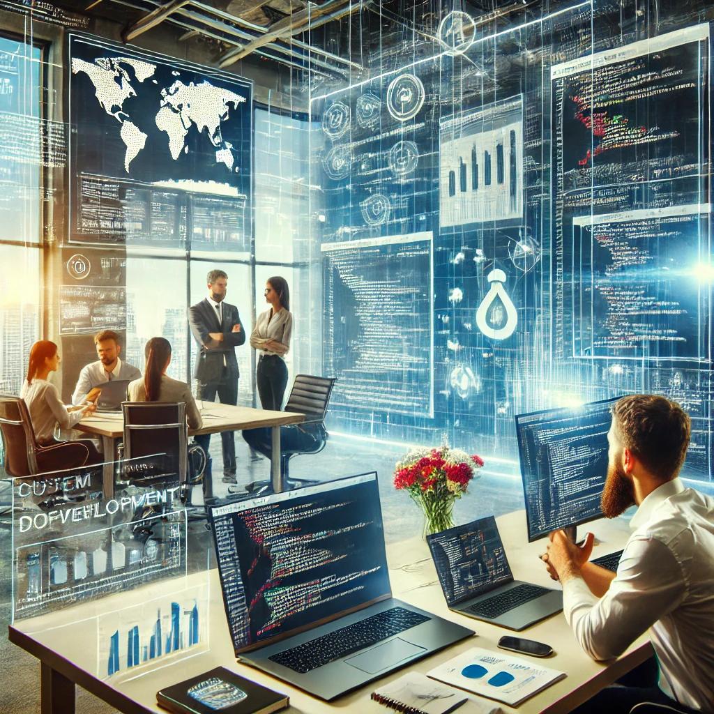 Servicios de desarrollo de software a medida para optimizar negocios.